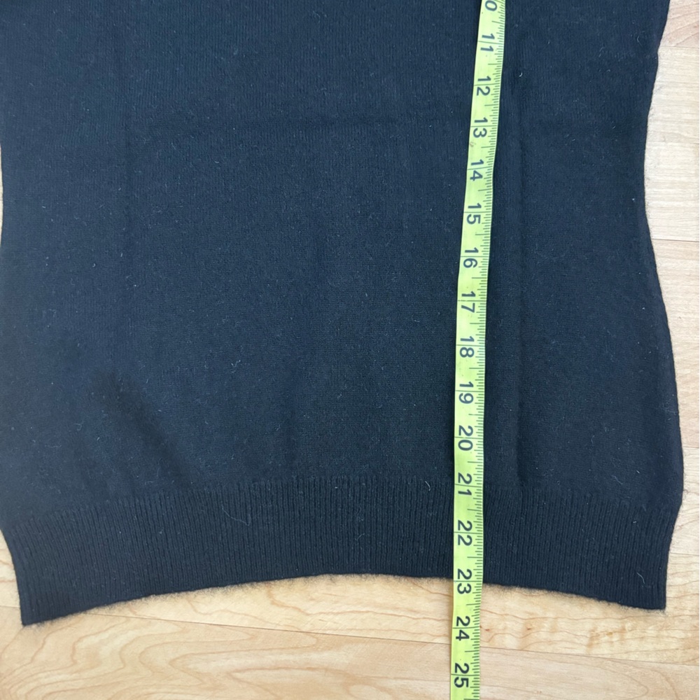Ralph Lauren Collection Purple Label Cashmere Turtleneck Slim Fit Black Sz Med - Picture 13 of 14
